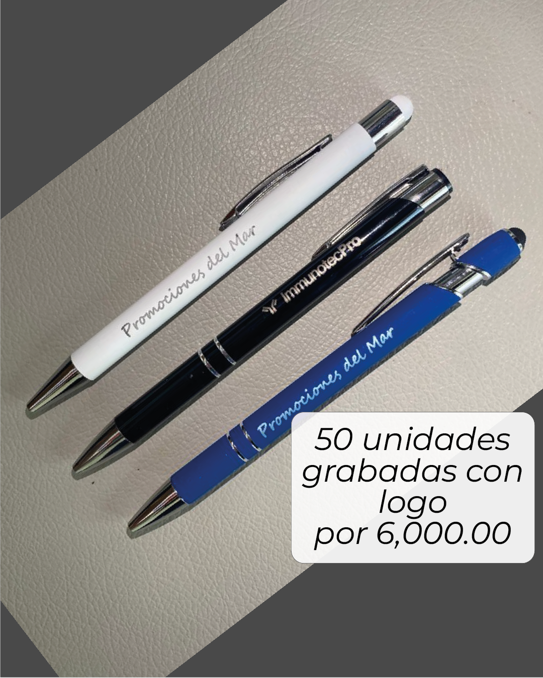 Lapiceros metalicos
