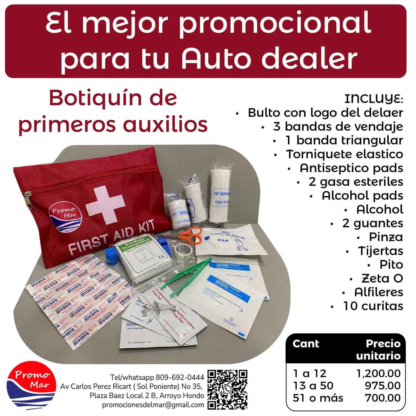 Botiquín de primeros auxilios