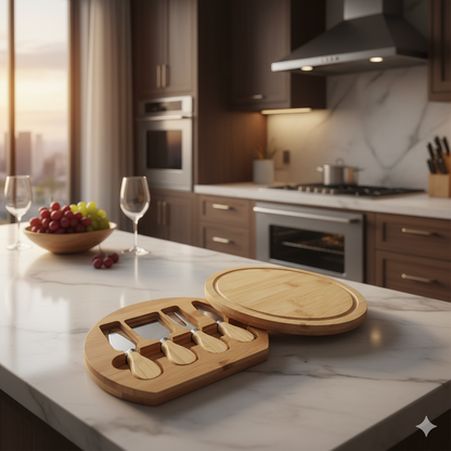 TABLA DE CHARCUTERIA CON ACCESORIOS