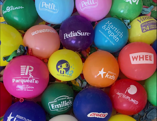 Globos promocionales impresos