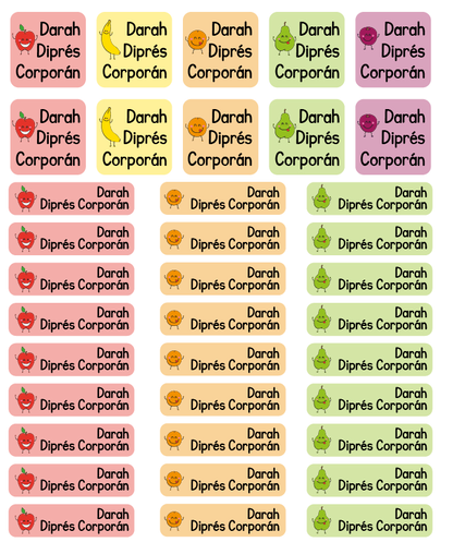 Etiquetas de identificación