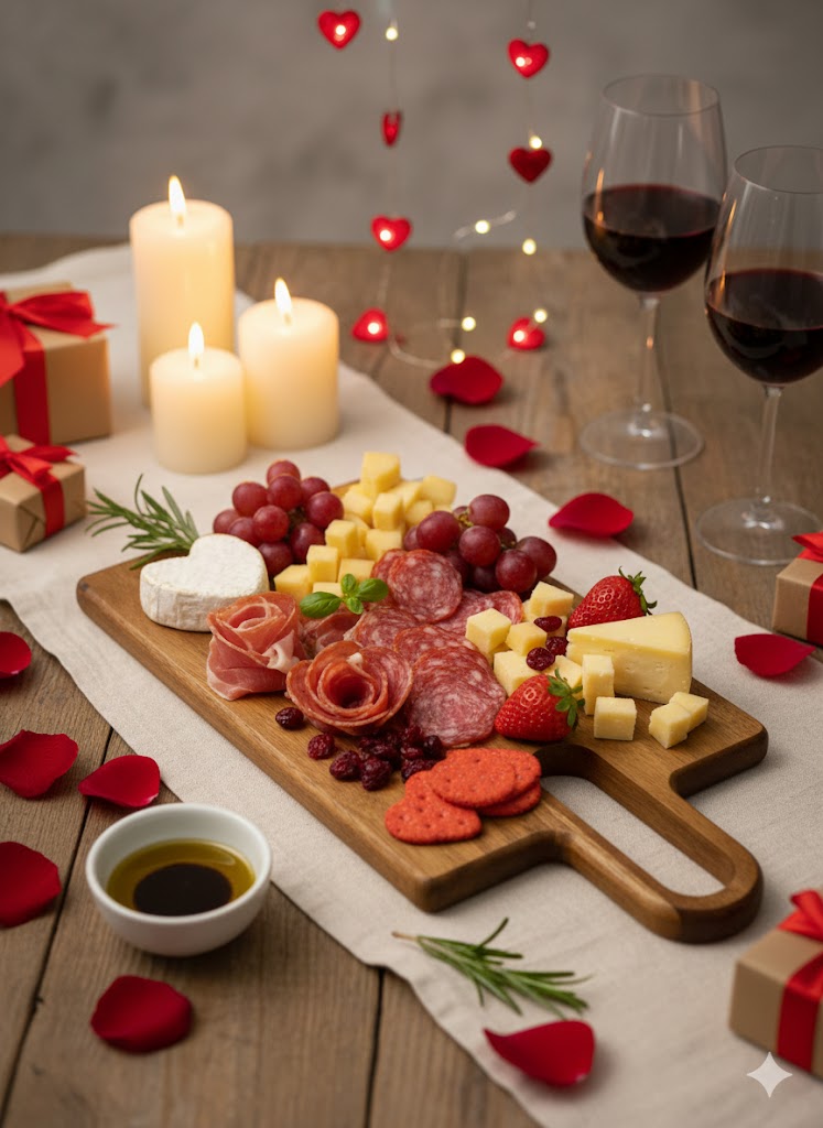 TABLA DE CHARCUTERIA (con alimentos)