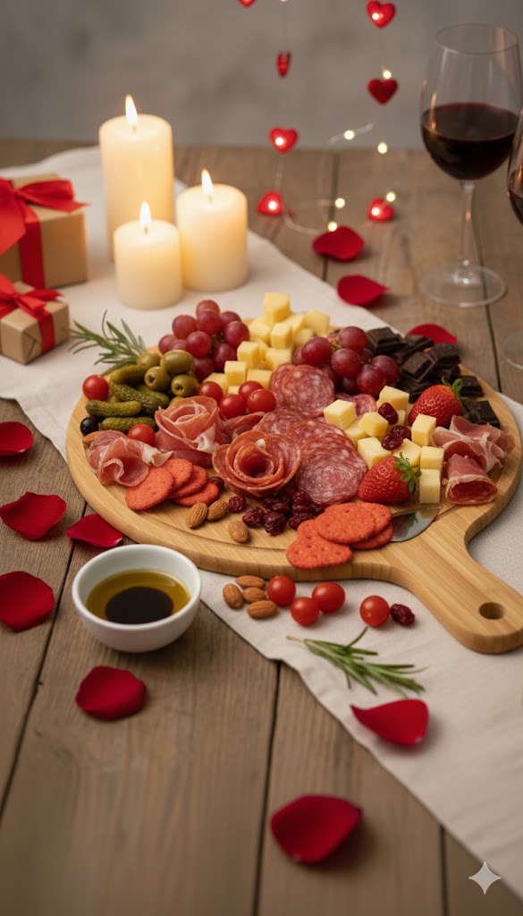 TABLA DE CHARCUTERIA (con alimentos)