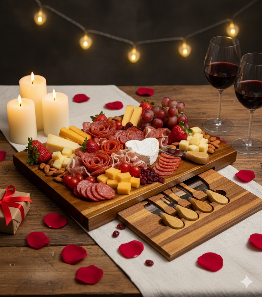 TABLA DE CHARCUTERIA (con alimentos)