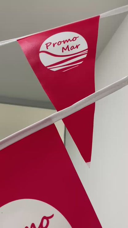 Banderines con logo